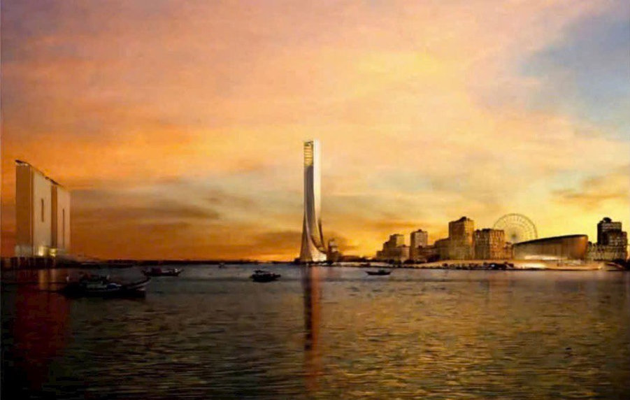 Phối cảnh tòa tháp 70 tầng dự án Danang Downtown