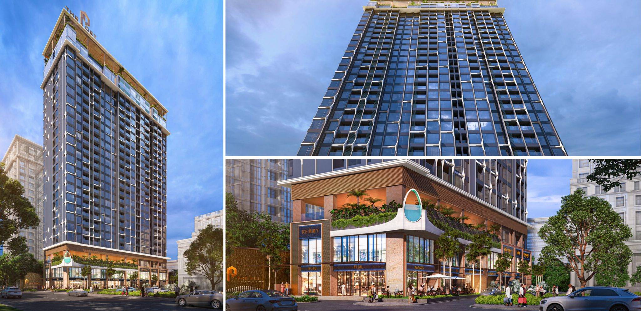 The Poet Residence 2 Thiết kế kiến trúc và phối cảnh của dự án căn hộ cao cấp The Poet Residence tại Đà Nẵng, với các tòa nhà hiện đại và tiện ích đẳng cấp.